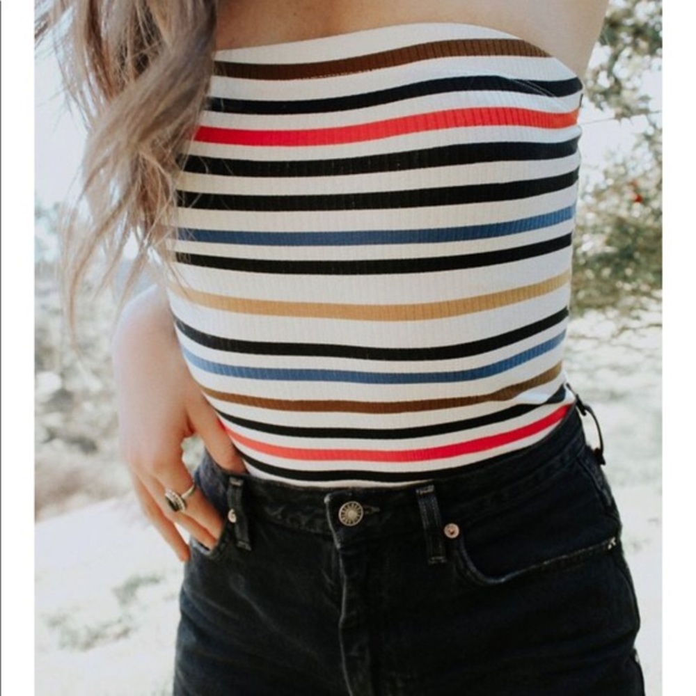 Urban Outfitters strapless bodysuit